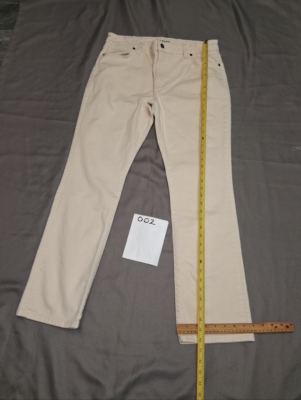 Tecovas Cream Straight-Leg Jeans Size 31 - Picture 15 of 16